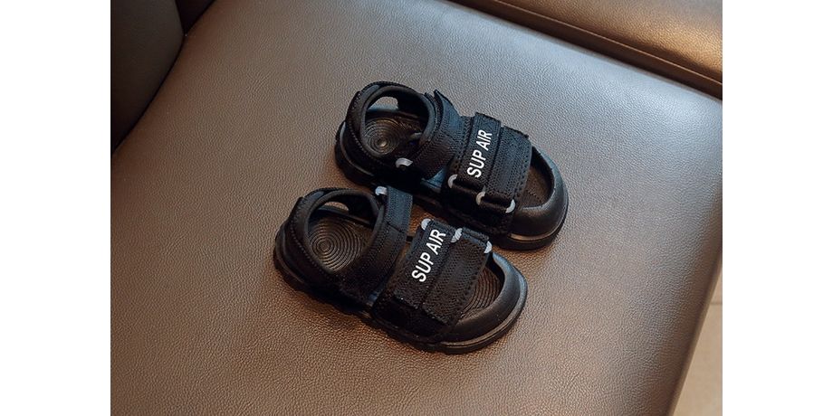 Childrens Sandals Palm Angels Strap Sandals Suicoke X Palm Angels Kids X  Suicok Logo-strap Sandals Black