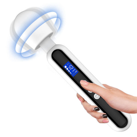 UV STYLISH Rechargeable Personal Hand Held Deep Tissue Vibrating Massager  for Muscles, Back, Foot, Neck -Cordless Electric Percussion Body Wand