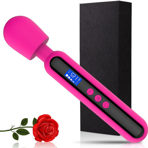 UV STYLISH Rechargeable Personal Hand Held Deep Tissue Vibrating Massager  for Muscles, Back, Foot, Neck -Cordless Electric Percussion Body Wand