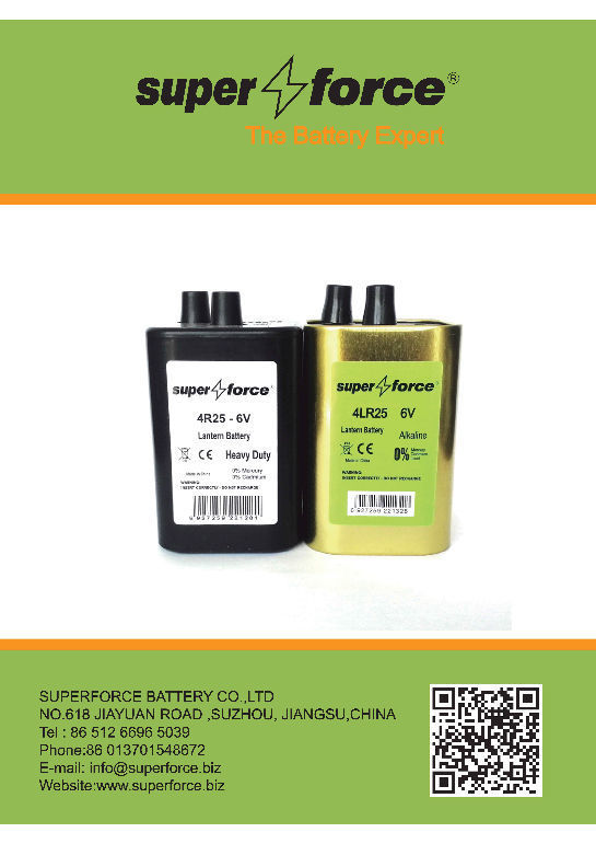 Block Batterie Pj996 4r25 /6V/7ah/9ah Lantern Battery - China