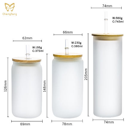 Buy Wholesale China 16oz Can Beer Glass With Bamboo Lid And Straw & Beer  Glass at USD 2.1