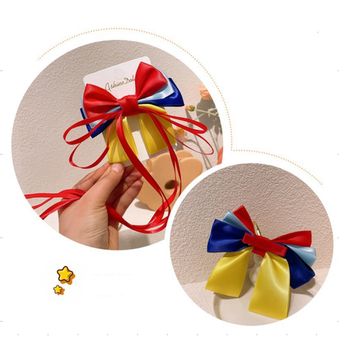 Buy Wholesale China Children's Snow White Hair Accessories Lovely Ribbon  Bow Hair Clip Girl's Headdress & Hair Ornaments at USD 0.49