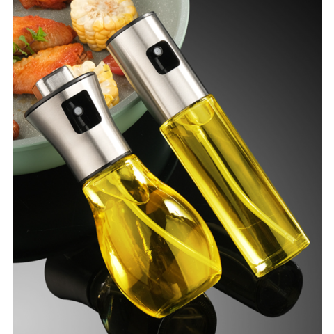 100ML Vaporisateur Huile avec Échelle, Pulverisateur Huile d'olive avec  Entonnoir Vaporisateur Huile Cuisine en Acier