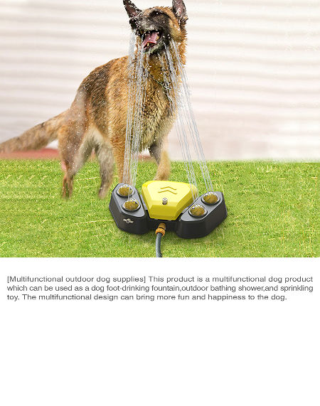 Interactive Paw Pedal Design Dog Water Fountain Dog Garden Outdoor Step On Water Feeder Outdoor Dog supplier