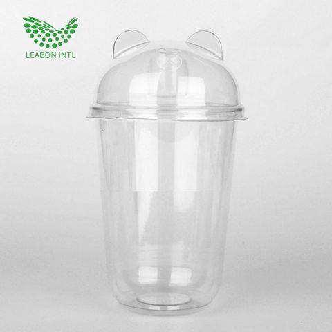 Buy Wholesale China 16oz Pet Boba Cup Custom 500ml Disposable Plastic  Milktea Bubble Tea Cups With Lids & Plastic Cup Pp Pet Cup at USD 0.01