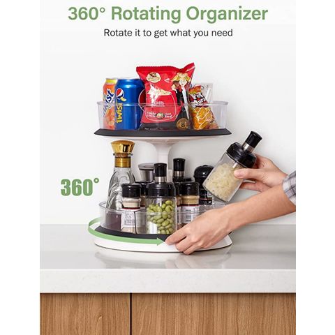 Spice Rack Organizer 3-Tier Bamboo Seasoning Drawer Tray 12 Jars Holder for  Kitchen Spice Storage Jars Cocina Organizador