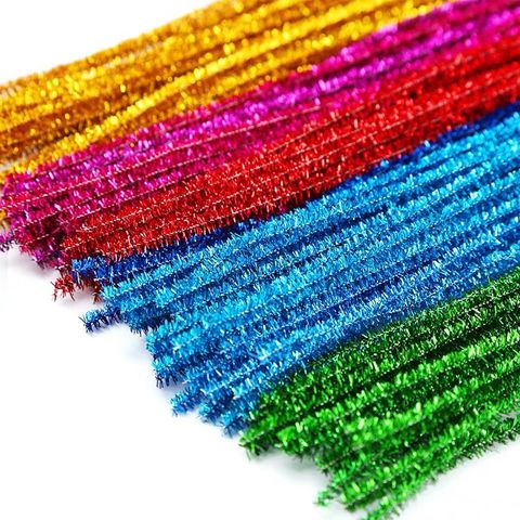 Buy Wholesale China Wholesale Diy Projects Decorations 6mm X 30cm Fuzzy  Colored Pipe Cleaner Set Craft Supplies For Kids & Fuzzy Colored Pipe  Cleaner at USD 1.5