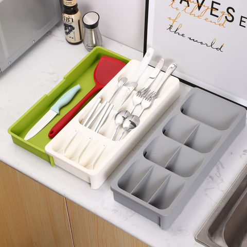 Wholesale Adjustable Bamboo Drawer Divider Organizers Large Expandable  Drawer Organization Separators for Kitchen Utensils Dress From m.