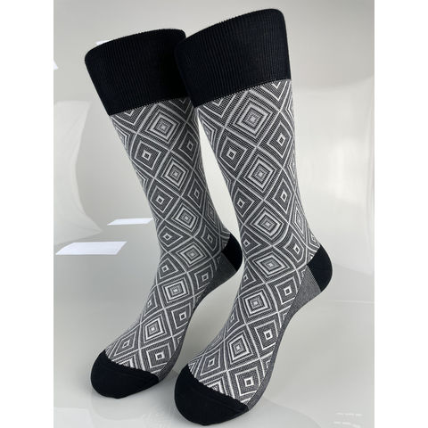 Achat de chaussettes noires homme en polyester-coton pas cher.