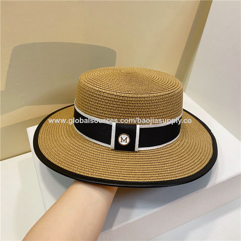Buy Wholesale China Straw Hat, Lady's Hood, Sun Visor, Korean Version,  All-rounder Top Hat, Big Eaves Beach Hat & Straw Hat at USD 3.5