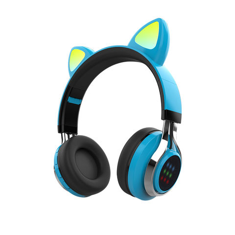 Casque audio Mignon lapin oreille sans fil Bluetooth casque