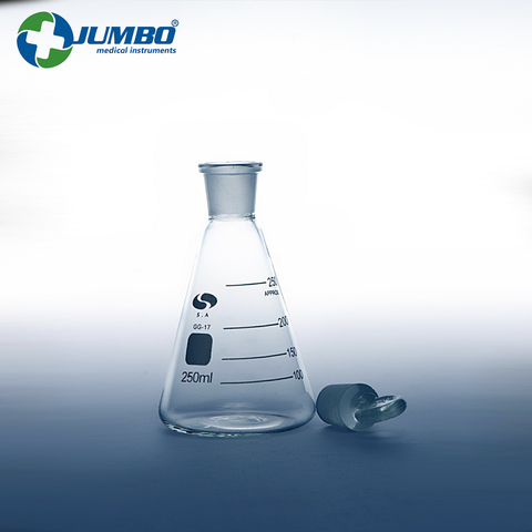 Transparent Conical Flask 250ml Borosilicate Glass, For Chemical