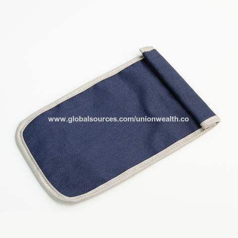 Compre Bolsa Faraday 100% De Tela Plateada Para Las Llaves Del