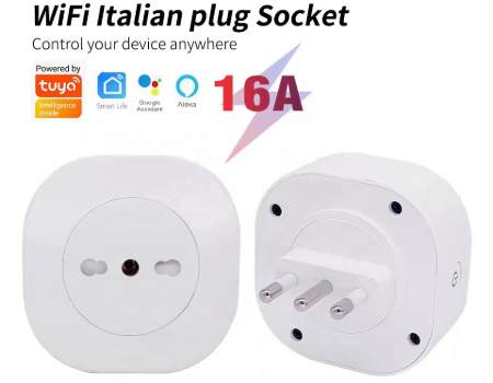 Enchufe Inteligente Italy Tuya WiFi Smart Power Plug 16A Wireless Power  Outlet Alexa Google Home Enchufe Inteligente Chile Plug - China Smart Plug,  Smart Plug Mini
