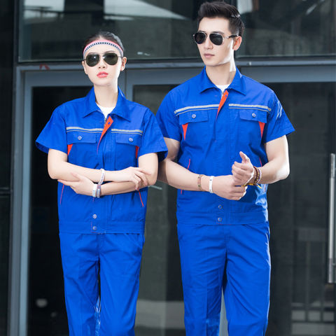 Working clothing For men women Factory workwear Coveralls Workshop uniform  car Repairman fashion work suit mechanical workshop