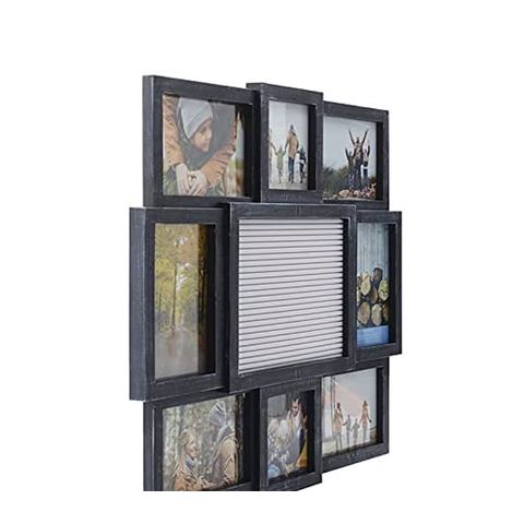 One 8x10, Two 5x7, Two 4x6 inch 5 Magnetic Picture Frames Set with