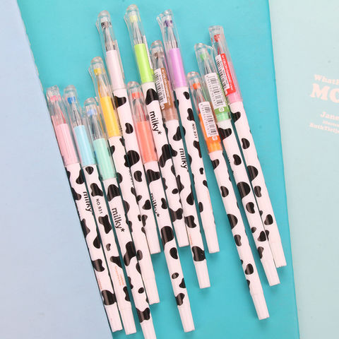 Buy Wholesale China School Stationery Set,colorful Cute Diamond Gel Pen  Candy Color Milky Cow Pens Set Writing & School Stationery Set at USD 0.79