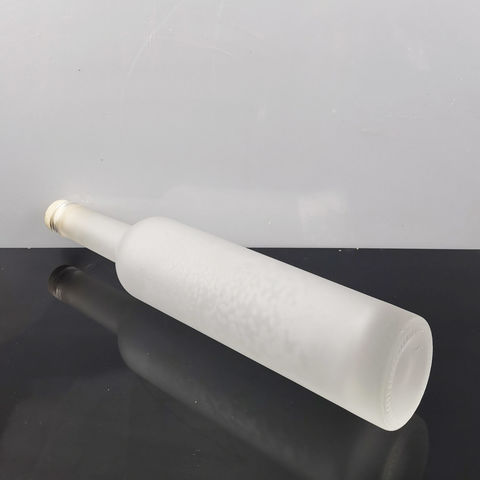 Garrafa de Vidro com Tampa para Vodka Whisky, Garrafa de Vidro de Alta Qualidade