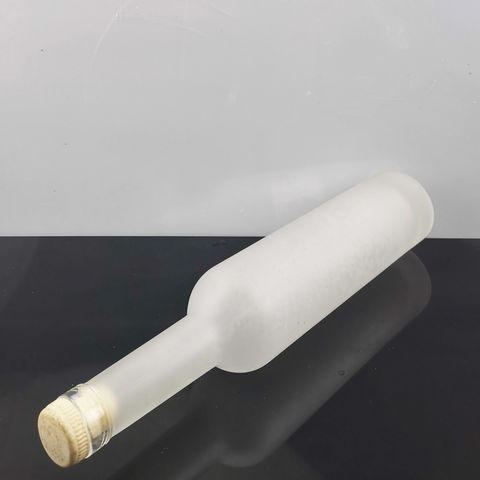 Garrafa de Vidro com Tampa para Vodka Whisky, Garrafa de Vidro de Alta Qualidade