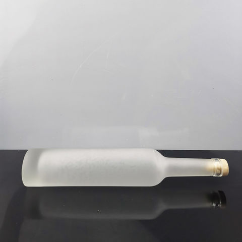 Garrafa de Vidro com Tampa para Vodka Whisky, Garrafa de Vidro de Alta Qualidade
