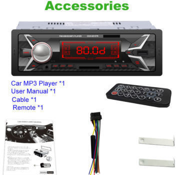 Car MP3 player Radio Stereo car accessory with BT FM RDS AUX IN REMOTE supplier