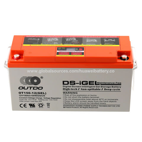 Green Energy Storage Battery Gel 12V 150ah Valve Regulated Lead Acid  Battery - China Lead Acid Battery, Gel 12V 150ah