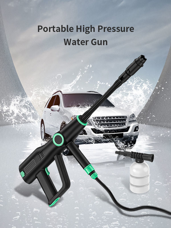 Buy Wholesale China Portable Wireless Lithium Battery Cleaning Water Spray  Pressure Gun For Car Wash & Wash Gun at USD 19