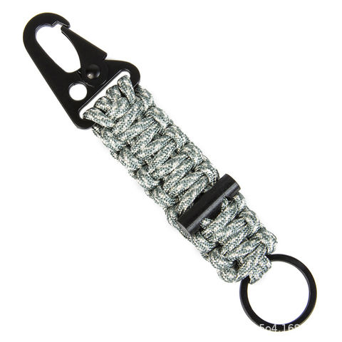 Achetez en gros Porte-clés Paracord Avec Silex De Feu, Porte-clés à Boucle  En Métal Pour Randonnée Camping Chine et Porte-clés Paracord à 1 USD