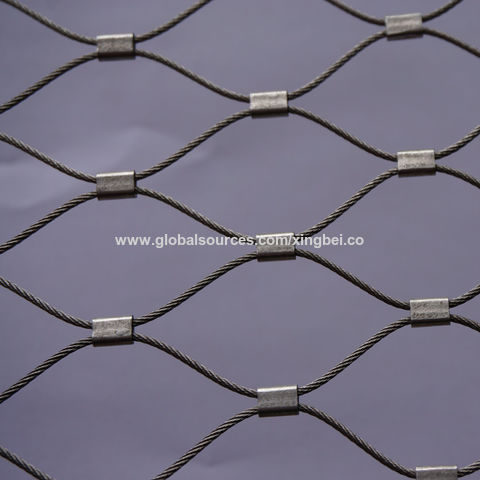 Clôture de filet de câble métallique en acier inoxydable, balustrade  flexible pour mur de délimitation - AliExpress