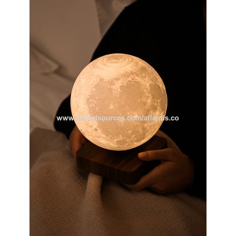 Buy Wholesale China Customylife Floating Moon Lamp Led Night Light 3d  Galaxy Magnetic Bedroom Decor 3 Colors,funny Gifts & 3d Moon Lamp Magnetic  Light at USD 52