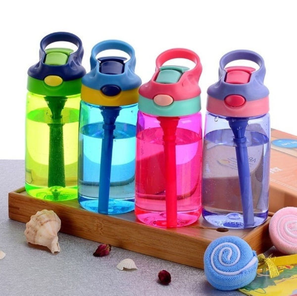 Wholesale 650ml bpa free custom logo plastic kids sipper bulk