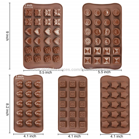 Buy Wholesale China Non Stick Multi Shapes 3d Silicone Chocolate Mold For  Jello Gummy Truffles & Silicone Chocolate Mold at USD 0.7