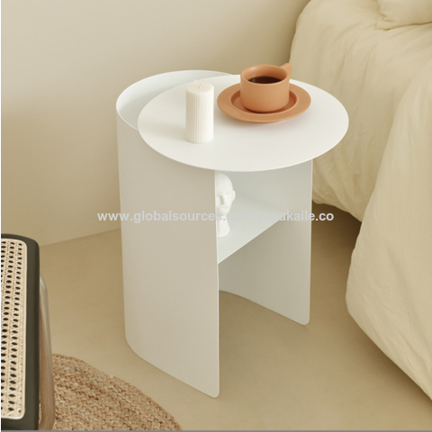 Buy Wholesale China Nightstands Scandinavian Style Nightstand Modern  Minimalist White Round Creative Small Cabinet & Modern Simple Storage  Cabinet at USD 20