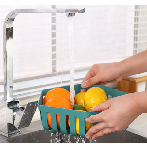 Cesto de armazenamento de frutas e legumes para cozinha, doméstico, oco, cesto de drenagem