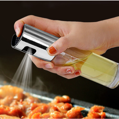 Utensílios de cozinha domésticos por atacado, acessórios de cozinha, garrafa de vidro para óleo e molho de soja, dispensador de líquidos