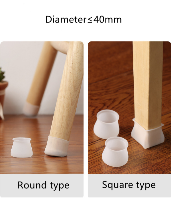 Anti-slip noise reduction silicone table chair foot mat stool foot mat sofa leg protective mute mat supplier