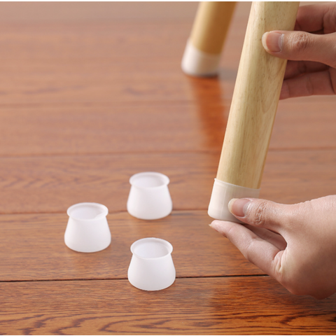 Almohadilla antideslizante de silicona para patas de sillas y mesas, reductora de ruido, protector de patas de sofás, alfombrilla silenciosa