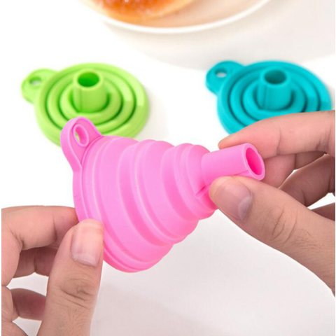 Embudo de cocina al por mayor, ideal para aceite, champú y juegos de herramientas de baño
