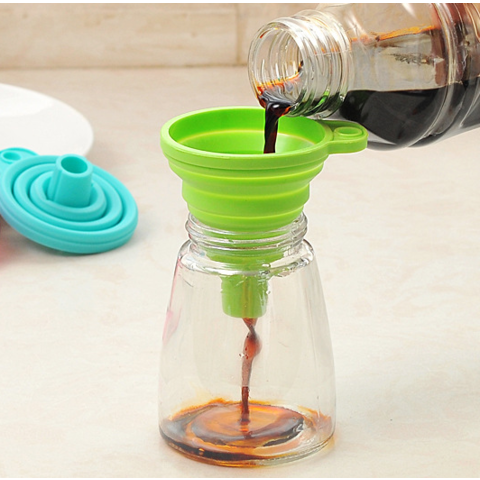 Embudo de cocina al por mayor, ideal para aceite, champú y juegos de herramientas de baño