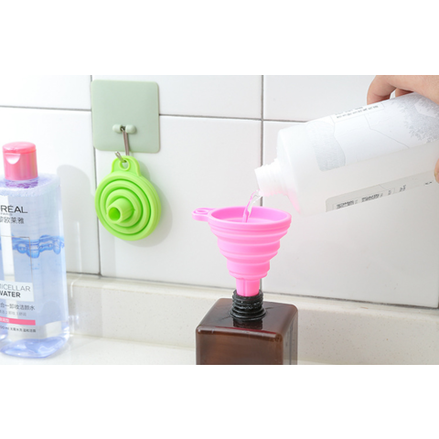 Embudo de cocina al por mayor, ideal para aceite, champú y juegos de herramientas de baño