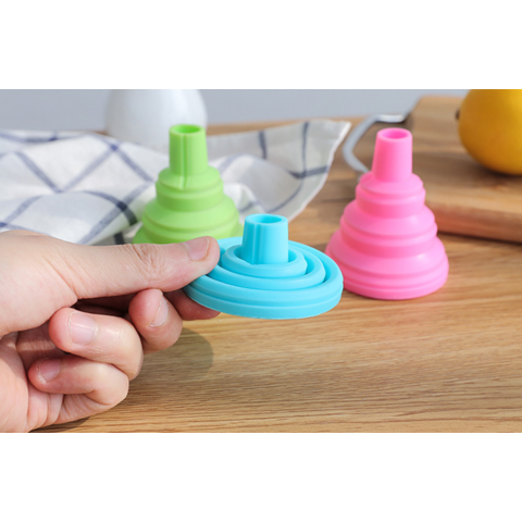 Embudo de cocina al por mayor, ideal para aceite, champú y juegos de herramientas de baño
