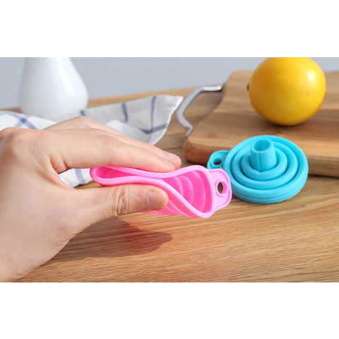 Embudo de cocina al por mayor, ideal para aceite, champú y juegos de herramientas de baño