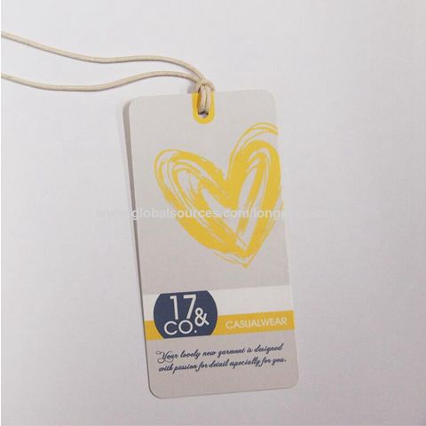 Buy Wholesale China Wholesales Custom High Quality Round Hang Tag