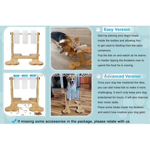 Advanced Interactive Puzzle Toy with Treat Dispenser for IQ Training Mental  Enrichment & Brain Stimulating