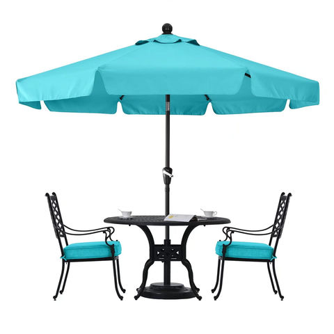 Sombrilla de playa de pesca, grande, resistente al viento, ventilada,  redonda, azul, plegable, protección para el sol, sombrilla de mesa de  mercado