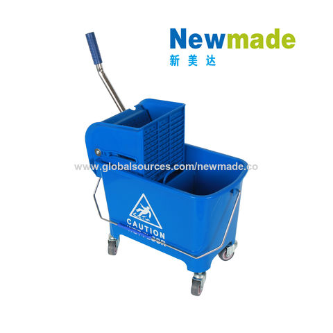 Compact Mop Bucket w/ Side Press Wringer 17 QT