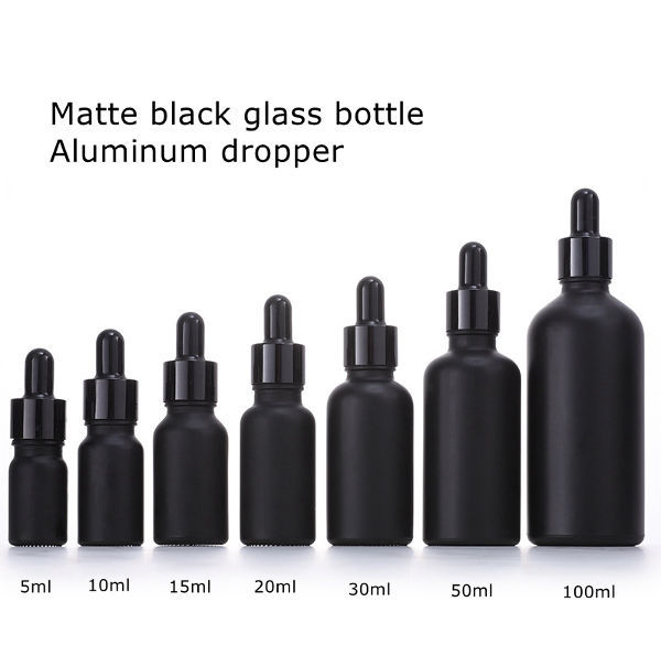 30ml Glass Bottle Black