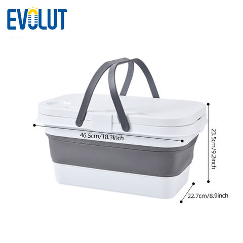 Buckets Collapsible Folding, Silicon Vegetable Basket