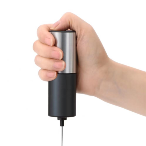 Handheld Electric Milk Blender Battery Power Automatic Milk