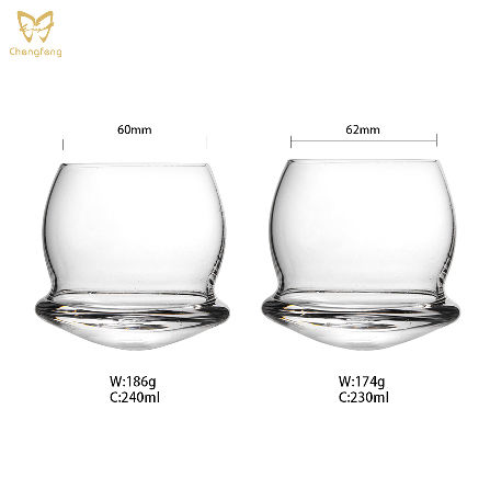 Tumbler whiskey glass 230ML supplier